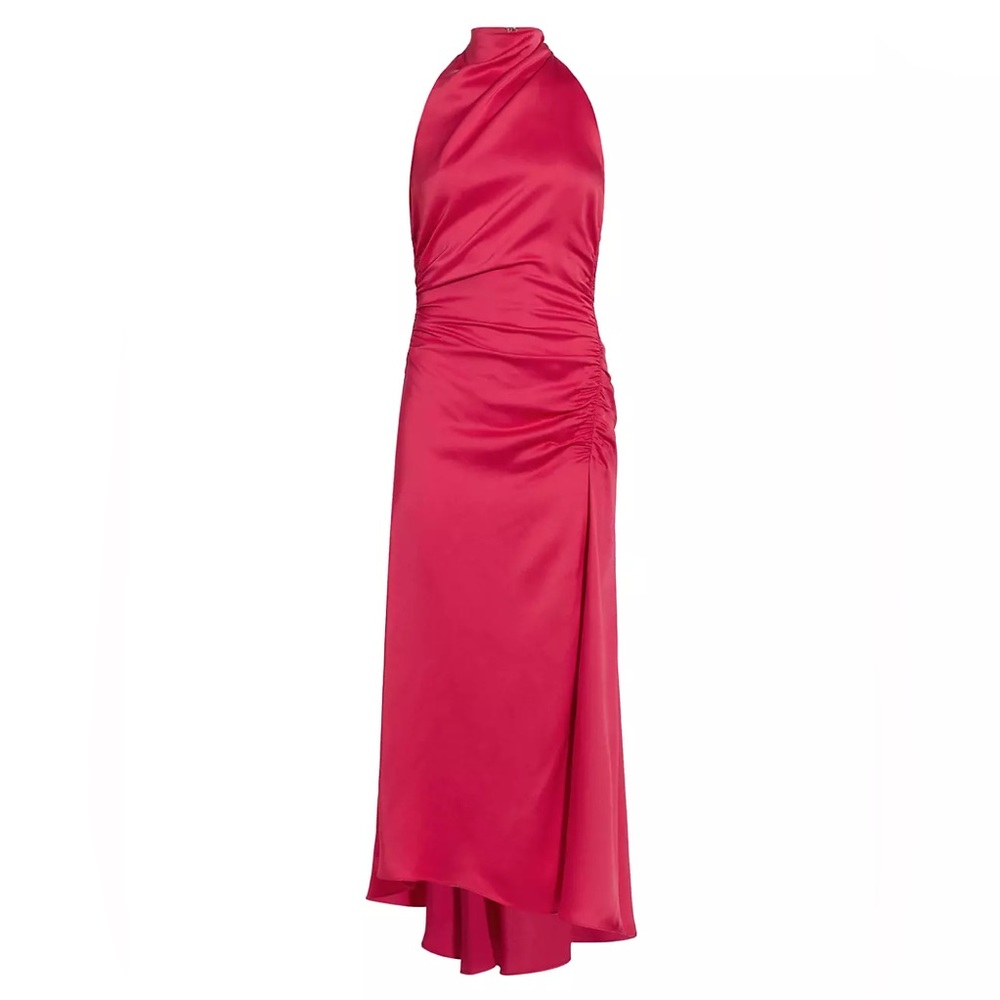 A.L.C. Inez Maxi Dress Deep Fucshia Size 6 EUC